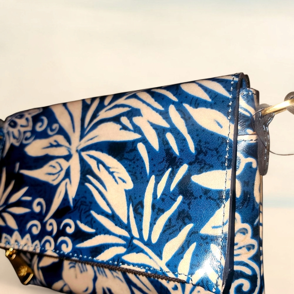 PATRICIA NASH Corfu Crossbody Greek Floral Print - Picture 4 of 10